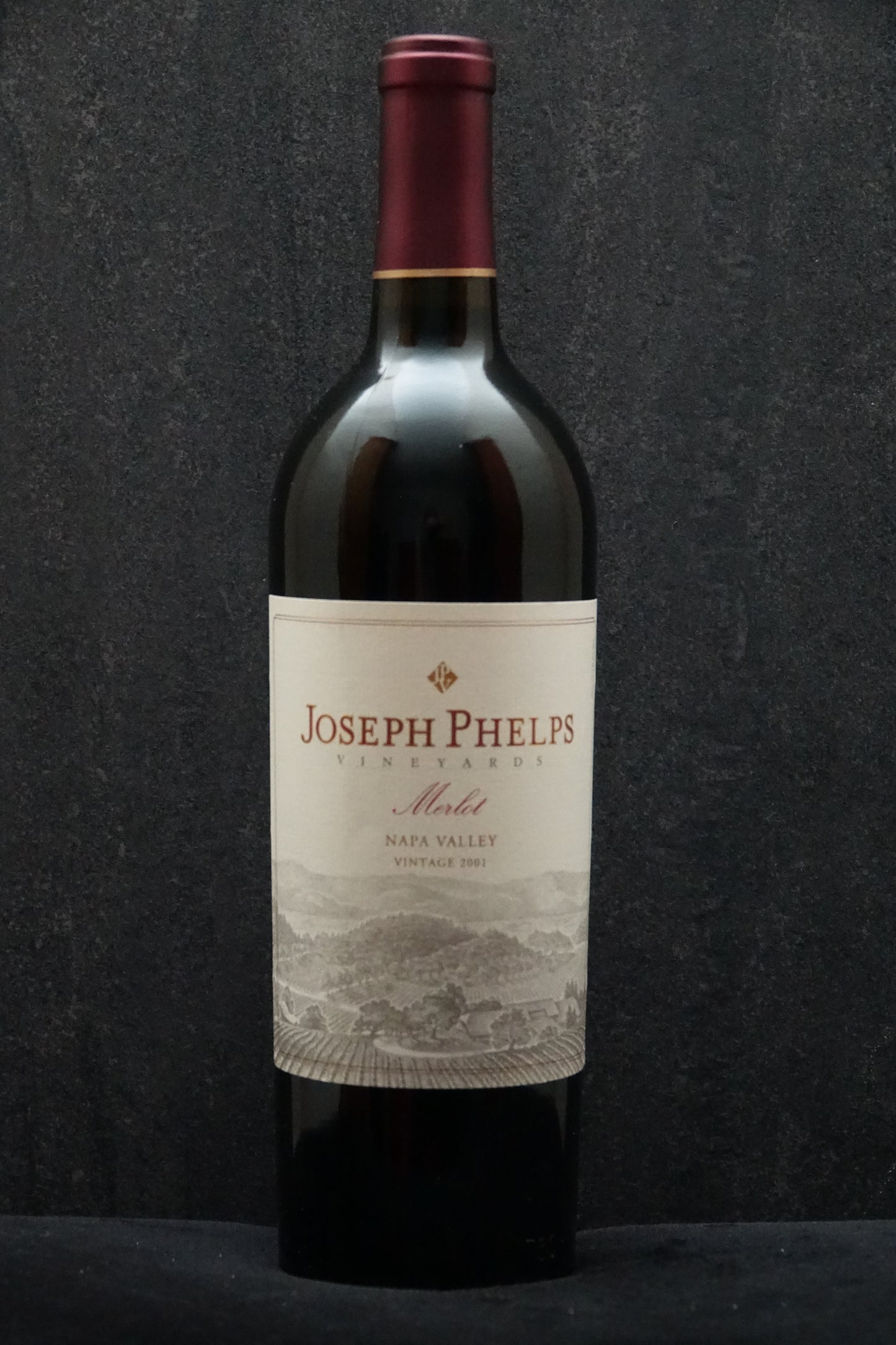 Flasche 2001 Merlot Joseph Phelps